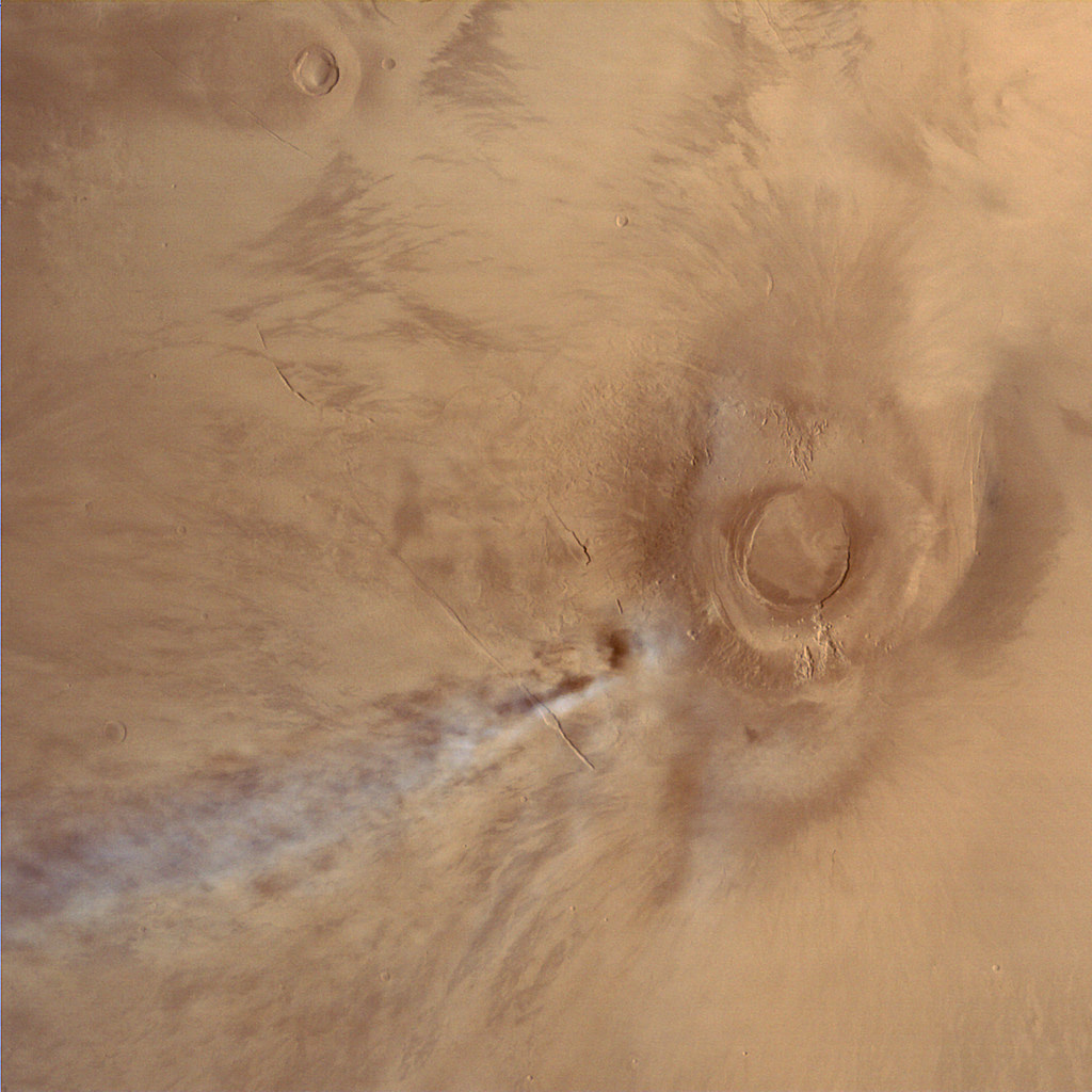 Arsia Mons - Mars Orbiter Mission