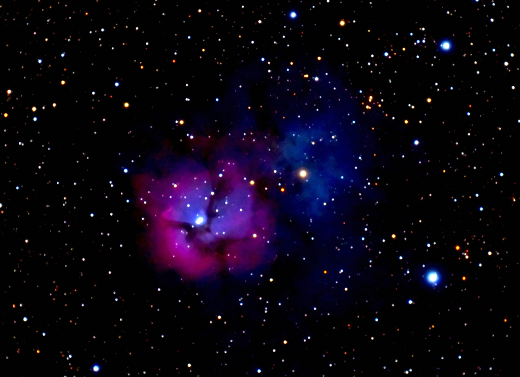 Deep Sky Stacker - Trifid Nebula