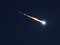 The brilliant fireball meteor captured in this snapshot