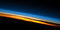 What are these strange color bands being seen from the International Space Station?