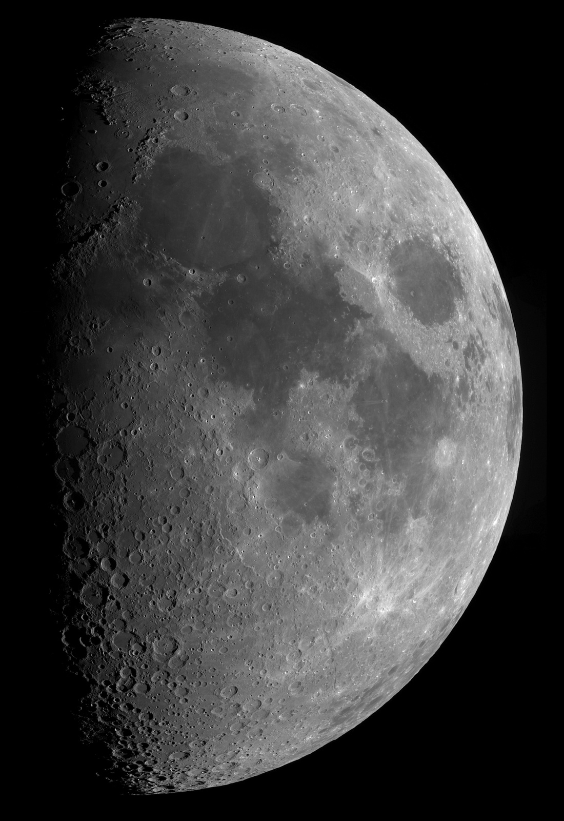 Księżyc 1d po pierwszej kwadrze_8.08.2019r_20.30_TS152F900_ASI290MM_Omegon Halpha 12nm_mozaika90%....jpg