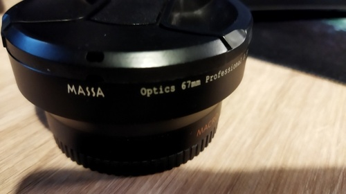Więcej informacji o „konwerter szerokokątny MASSA 67 mm Professional 0.5X Wide Angle Lens For DC/DV”
