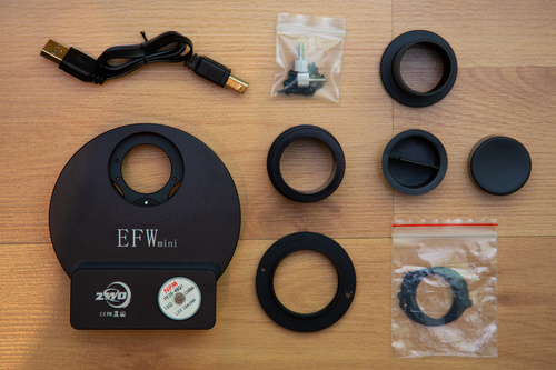 Więcej informacji o „Koło filtrowe ZWO EFW mini, 5x1,25" / 5x31mm”