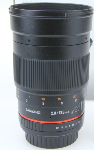 Więcej informacji o „Samyang 135mm f/2 do Canon”