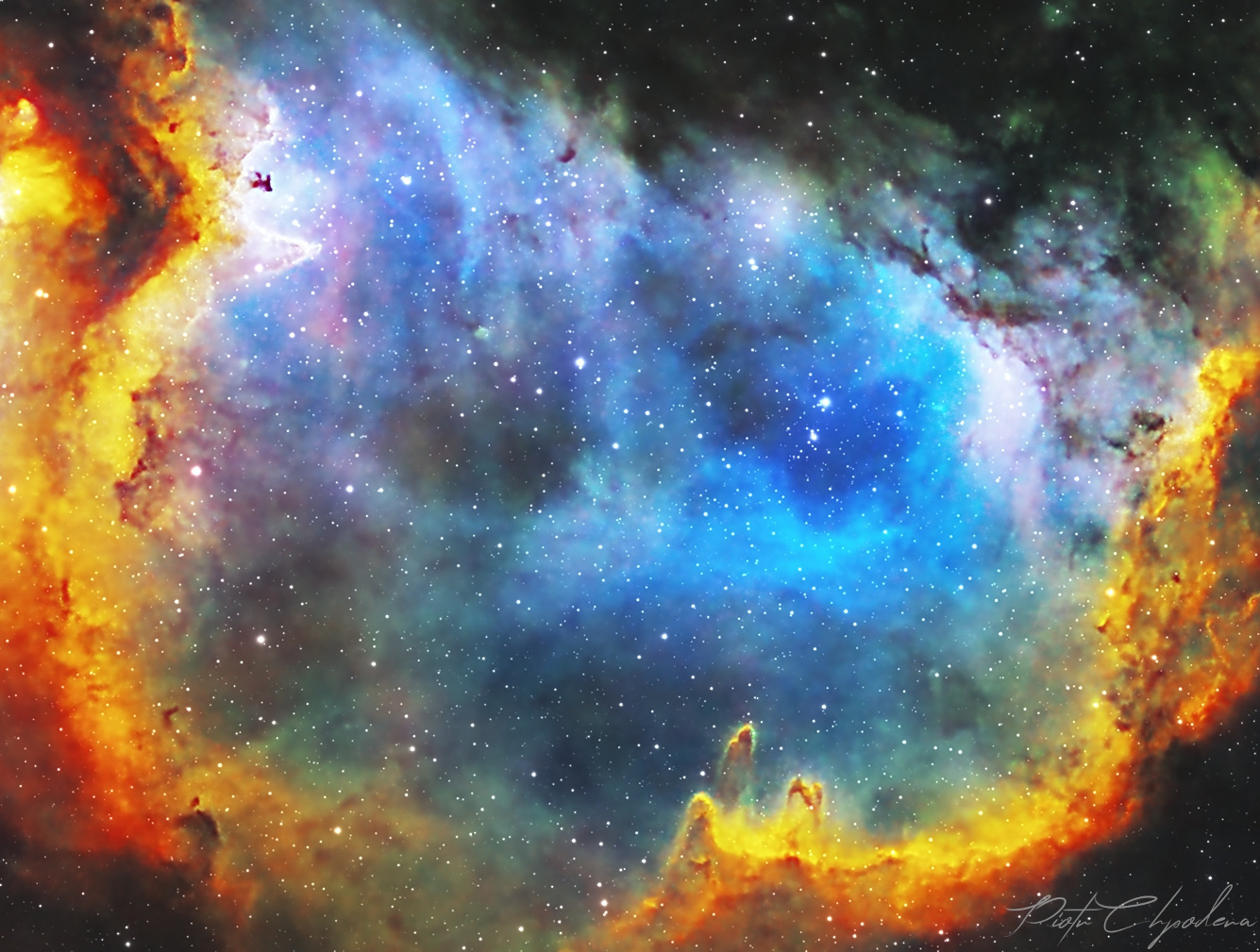 Mgławica Dusza (IC1848) HSO