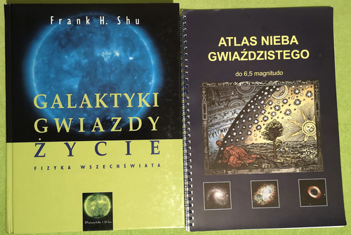 Więcej informacji o „"Galaktyki, Gwiazdy, Życie. Fizyka Wszechświata" Frank H. Shu + ATLAS NIEBA”