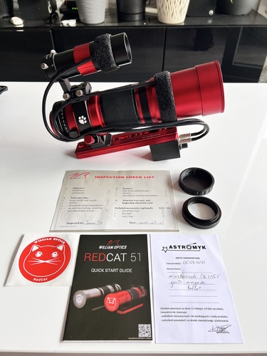 Więcej informacji o „Redcat 51 + ZWO Mini Guide + Grzałki + Sterownik”