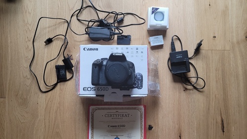 Więcej informacji o „Canon EOS 650d + Optolong L-pro + dodatki”