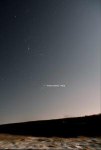 20 mm iso 500  , f 6,3  6 min .Kometa C-2014 Q2 Lovejoy -1.jpg